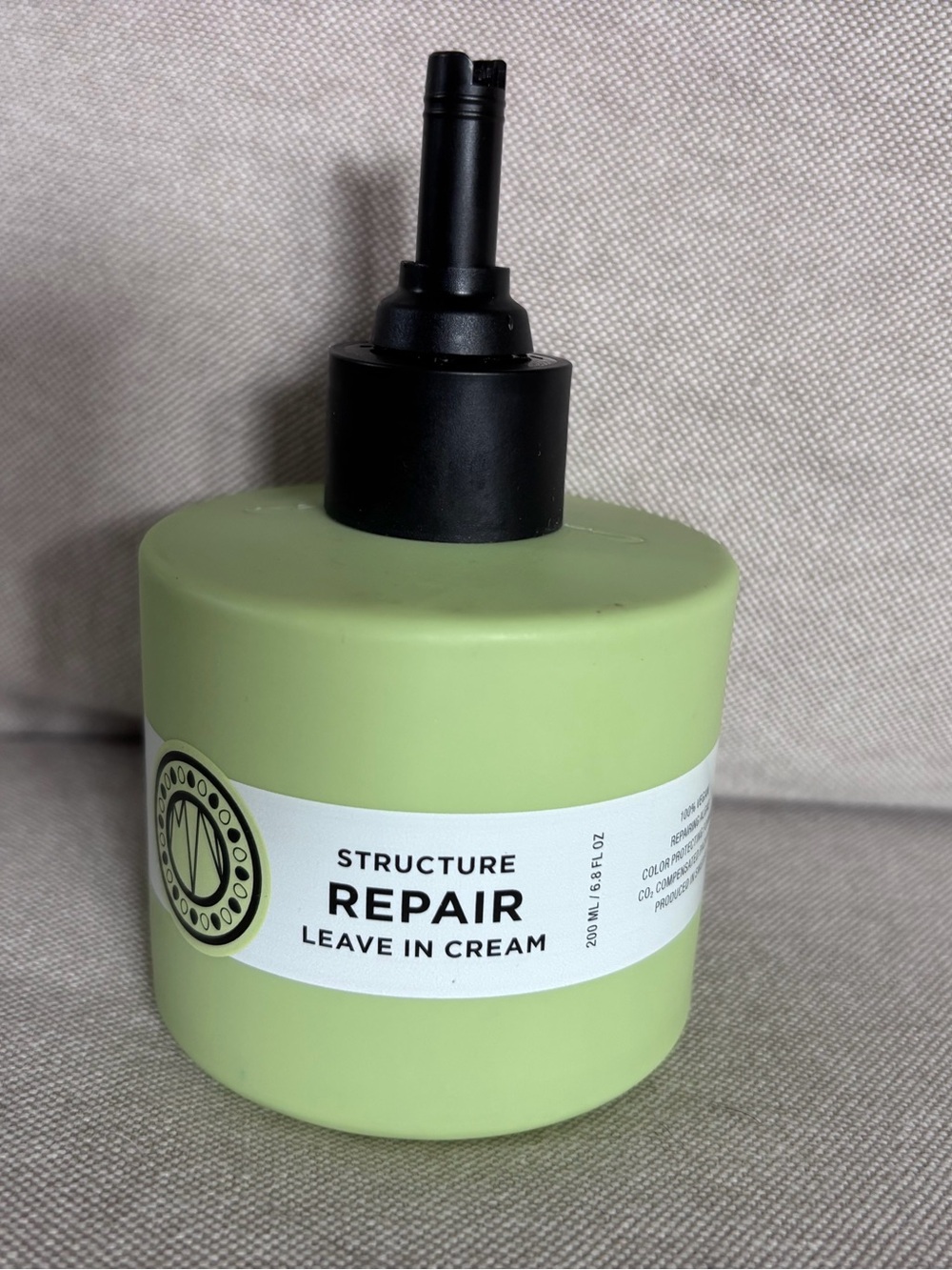 Maria Nila Structure Repair Leave-In Cream 6.8 fl oz /200 ml Vegan No Pump!